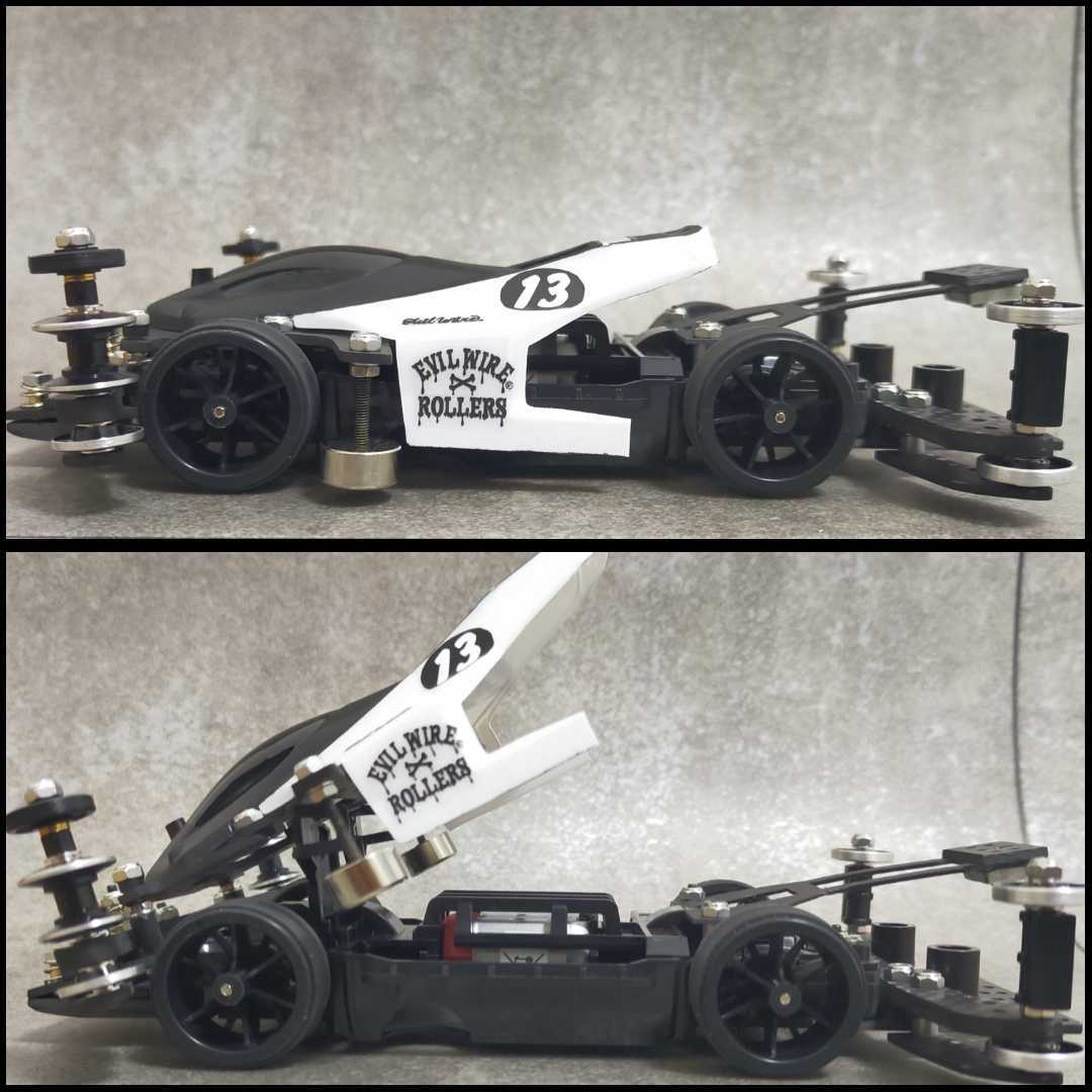 ミニ四駆 サンダーショット 完成品 MSフレキ フルカスタム｜Yahoo