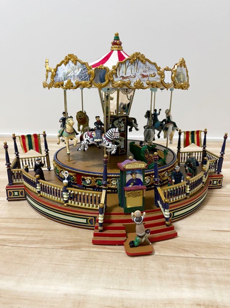 いく Mr. Christmas 遊園地オルゴール2点 いく Mr. Christmas 遊園地