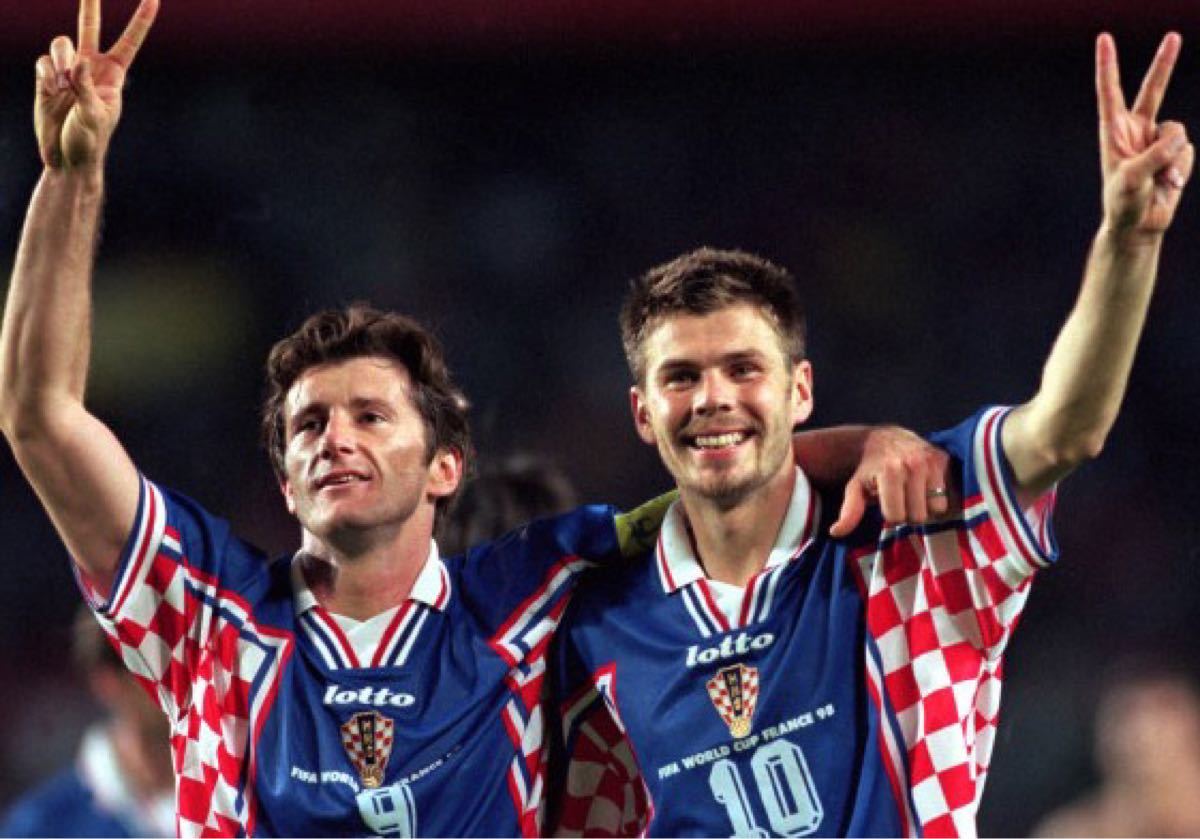 クロアチア代表 98年 フランスW杯 ボバンアウェイ 半袖 ユニフォーム