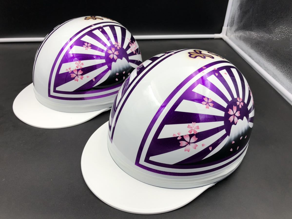 Yahoo!オークション - コルク半 カスタム 富士日章 白紫 ラメ 桜セット