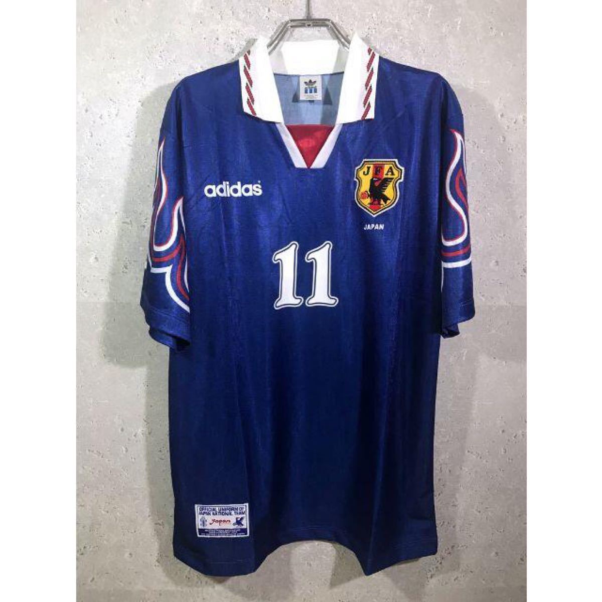 日本代表 97年 フランスW杯予選 カズ 三浦知良 ホーム 半袖
