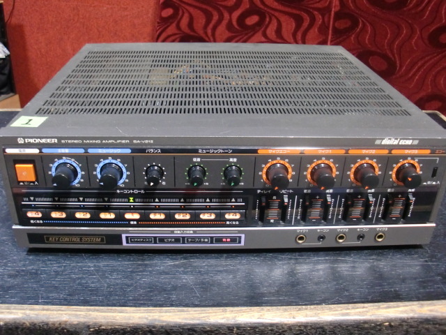 Pioneer パイオニア カラオケアンプ SA-V21II 動作確認済 ☆パイオニア
