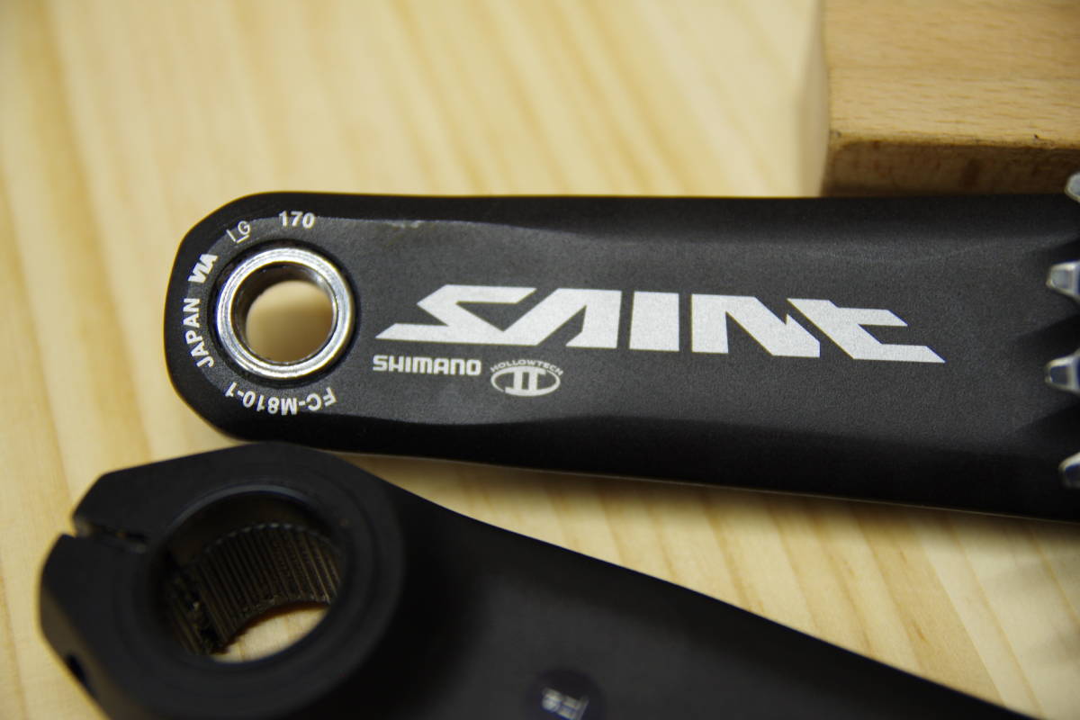 Yahoo!オークション - 美品 Shimano FC-M810-1 SAINT クランク 170mm 3