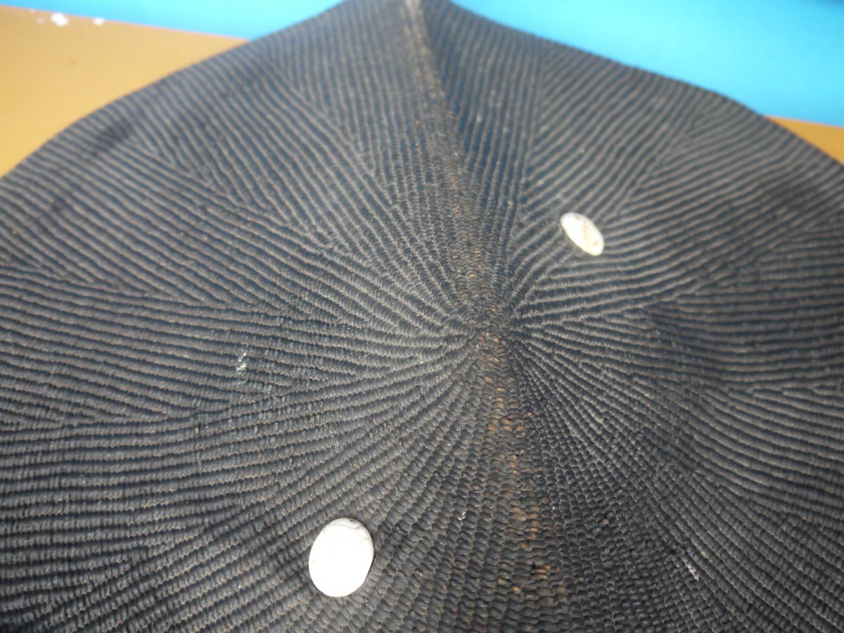 Yahoo!オークション - 【H20704】韮山笠 陣笠 蓑かさ 笠 編み笠 みのか