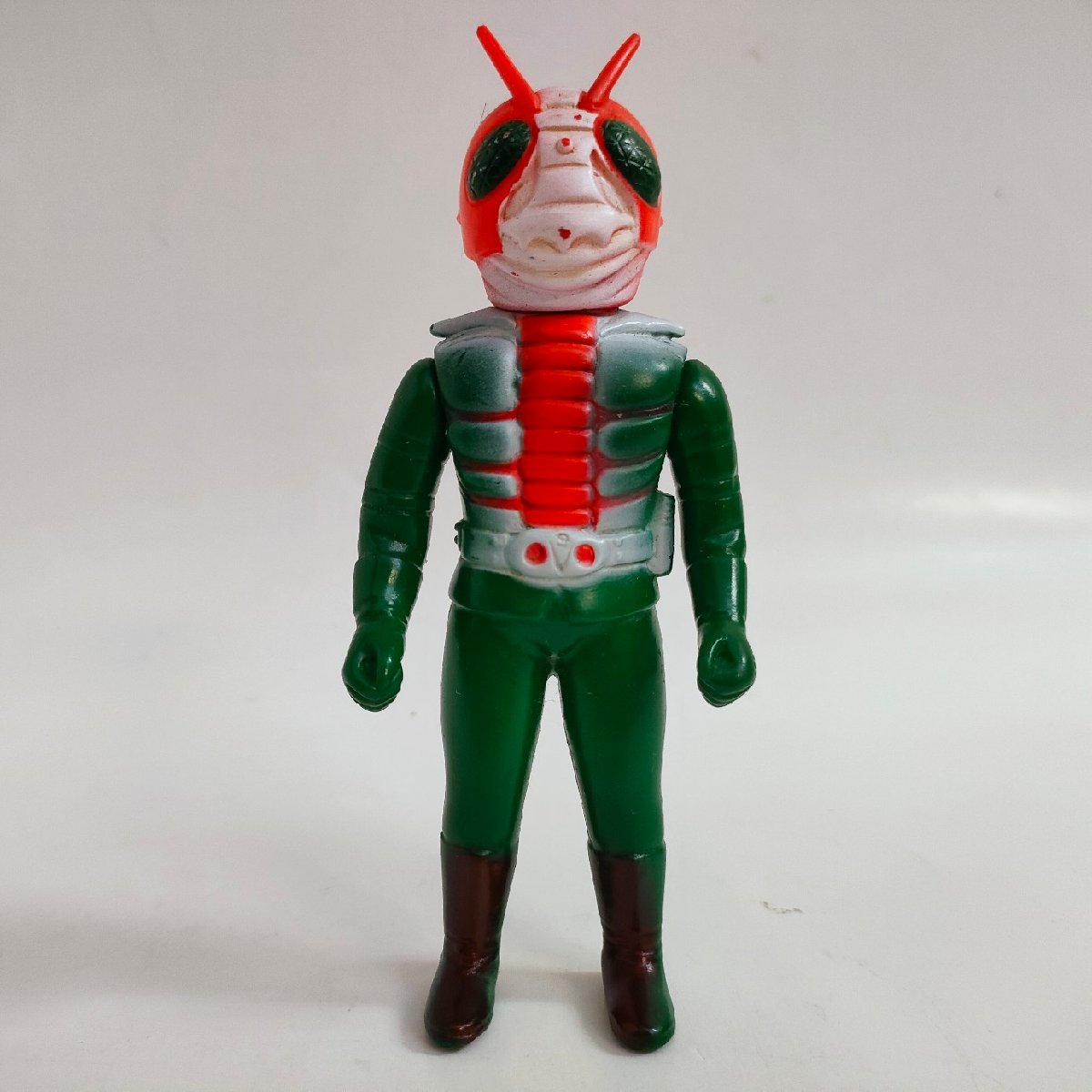 当時物 仮面ライダーV3 コブラ男 ミニソフビ ポピー バンダイ 当時物