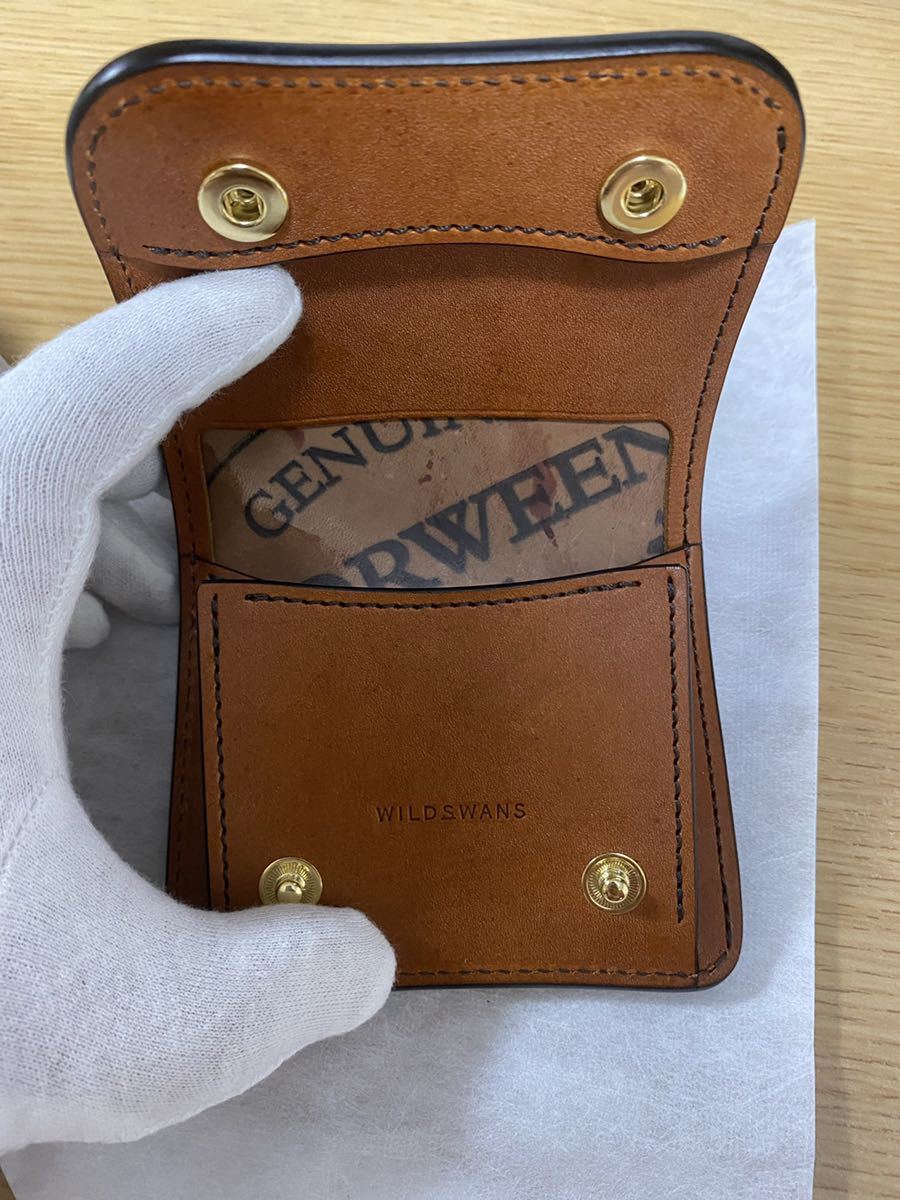 超希少 ホーウィンスタンプ有 ワイルドスワンズ ミニ財布 パーム