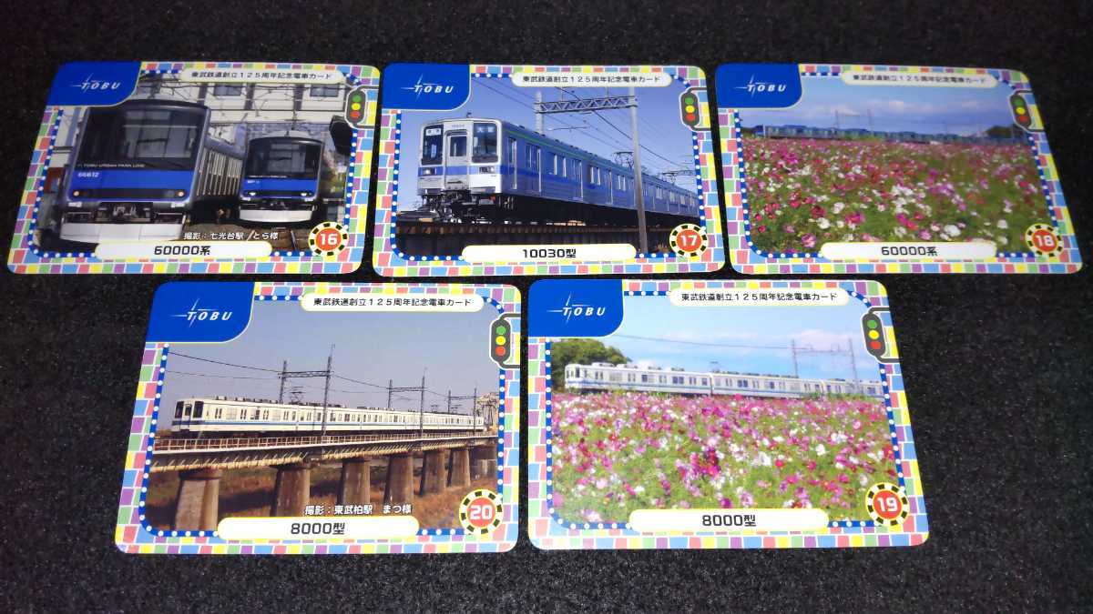 Yahoo!オークション - 東武鉄道創立125周年記念電車カード 第1弾 アー