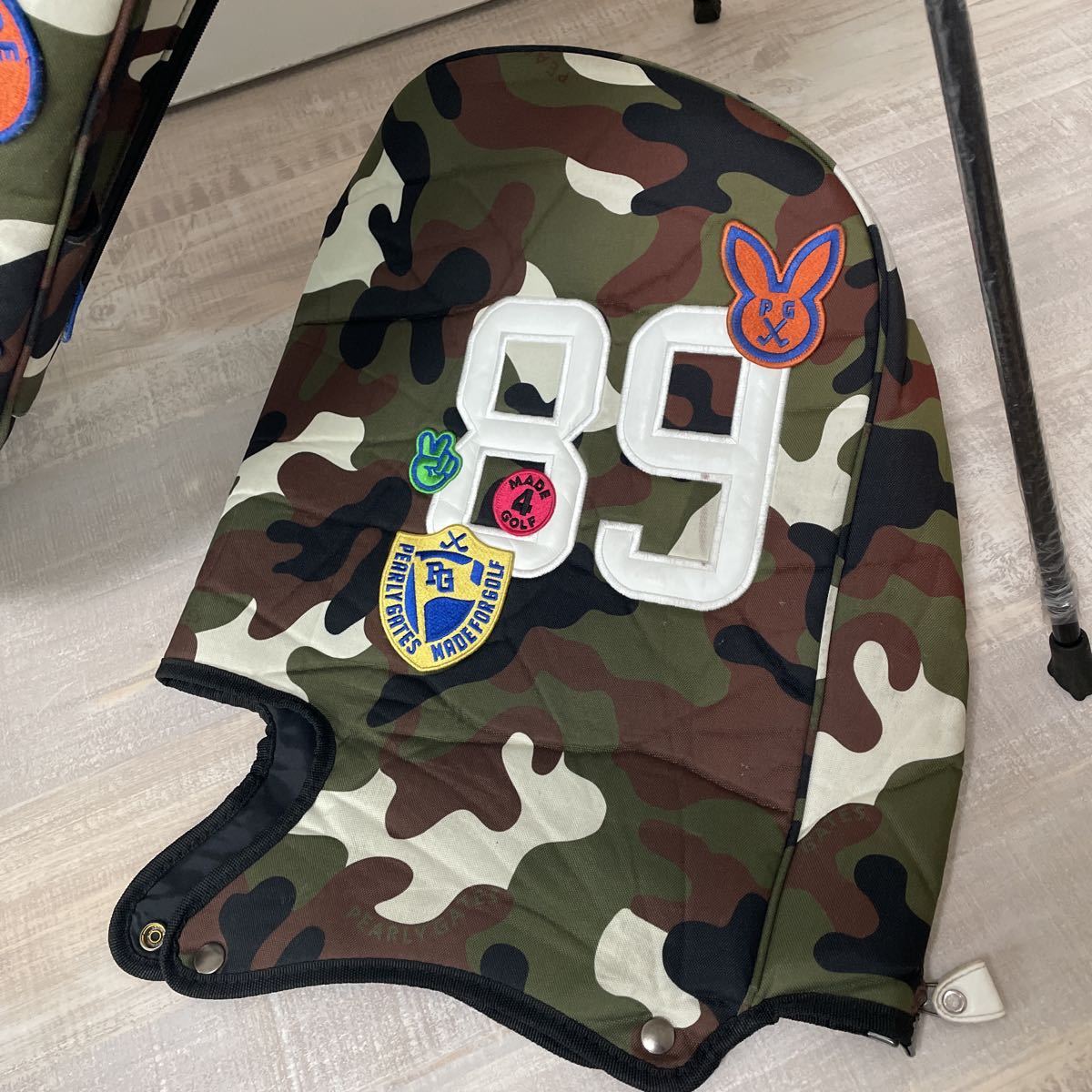 パーリーゲイツ キャディバッグ スタンド ワッペンカモ 迷彩｜Yahoo