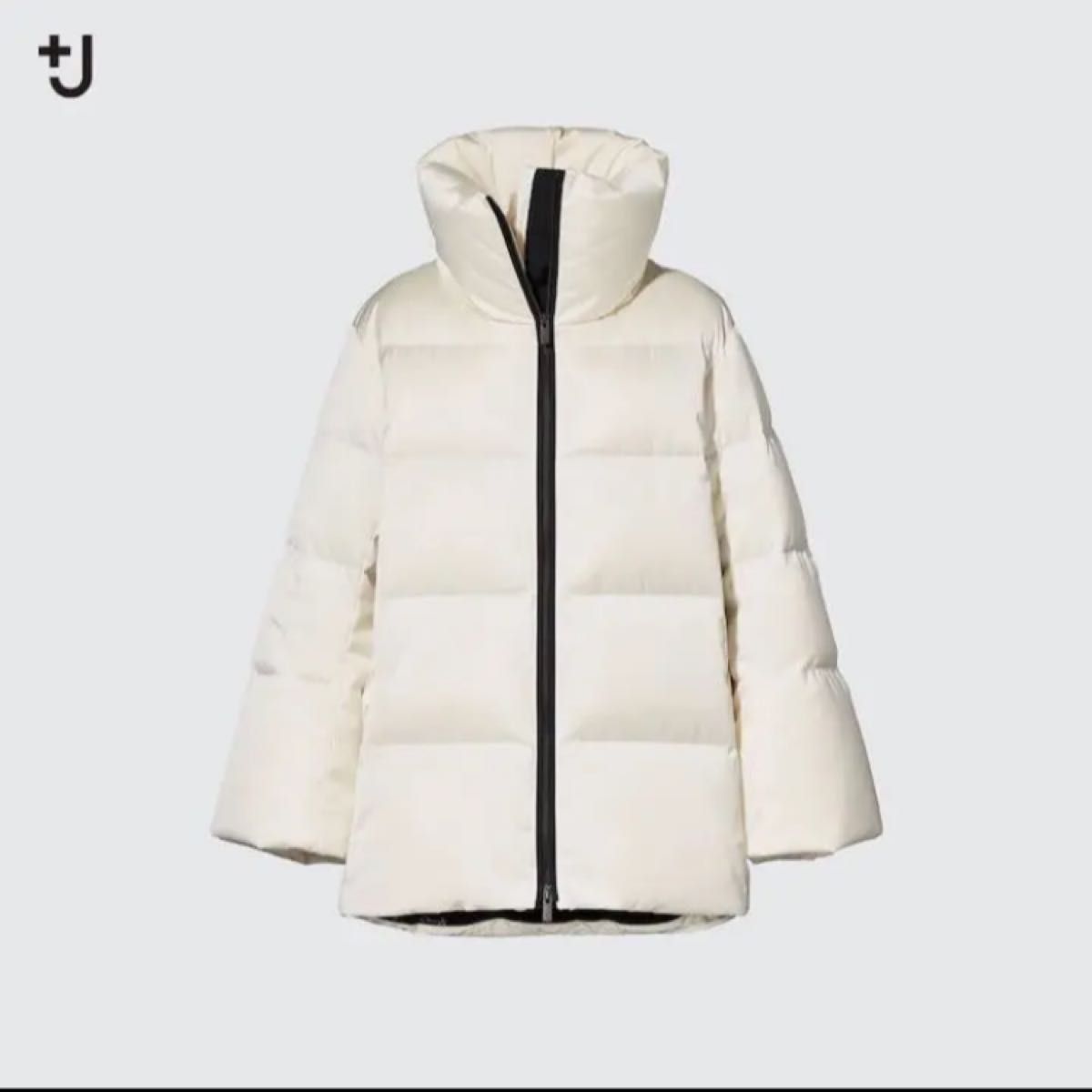 ユニクロ＋J ダウンボリュームジャケット ホワイト M 新品未使用タグ