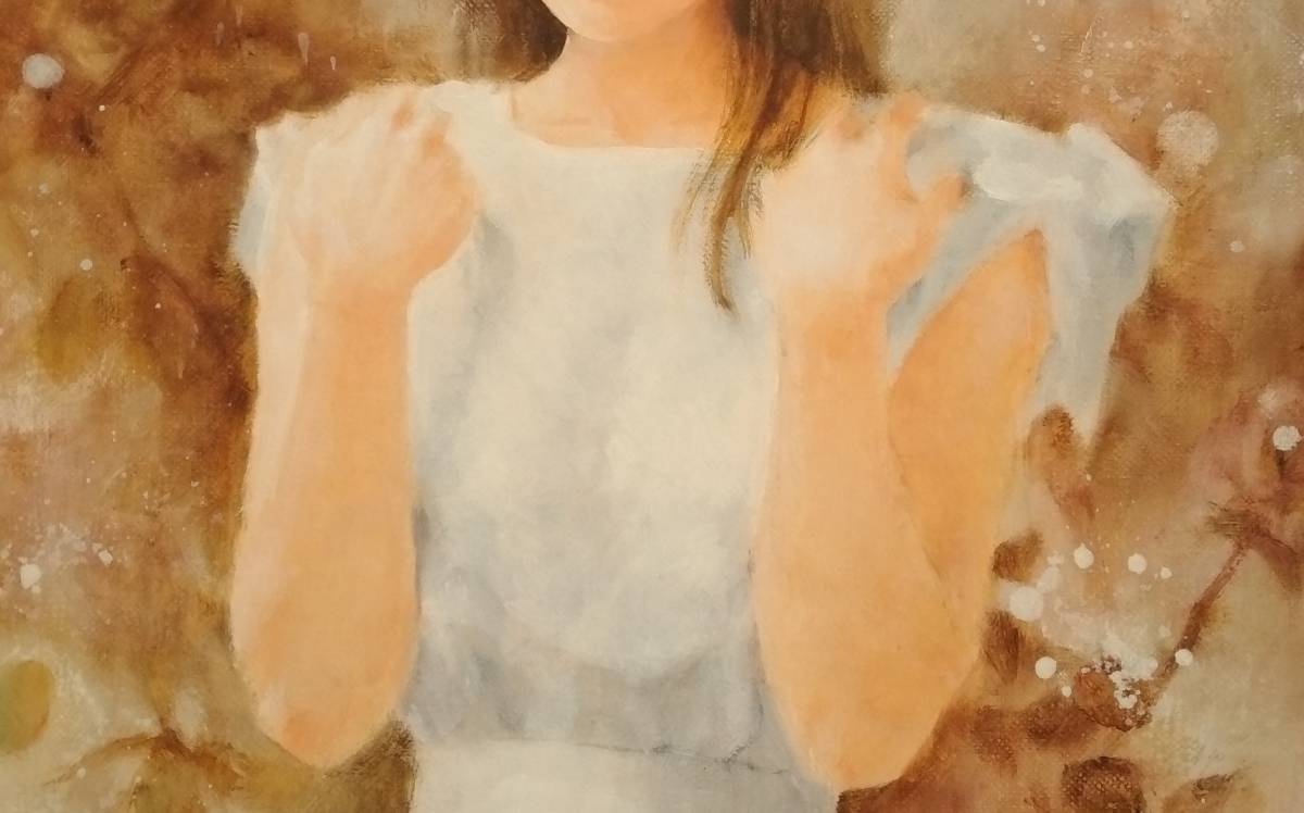 Yahoo!オークション - 黒川達也 真作「初夏の記憶」油彩F6 師・宮永岳