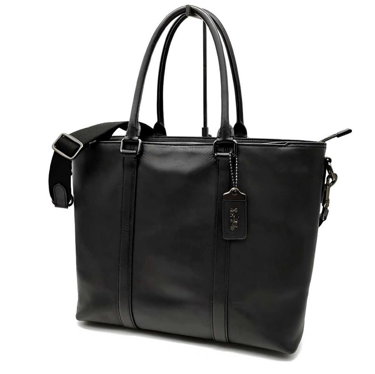 送料無料 美品 COACH 1941 コーチ メンズ トートバッグ メトロポリタン