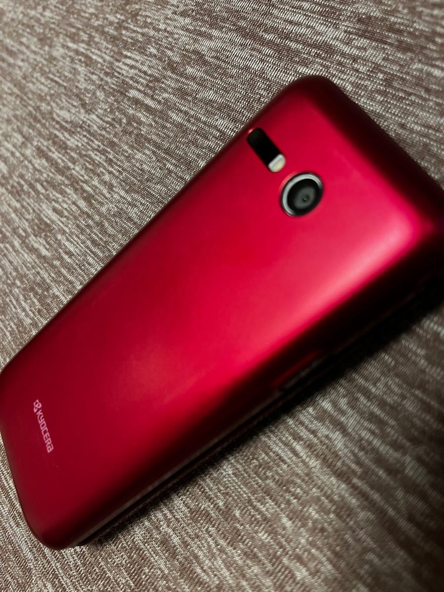 京セラ KYF43 レッド 本体 充電器｜Yahoo!フリマ（旧PayPayフリマ）