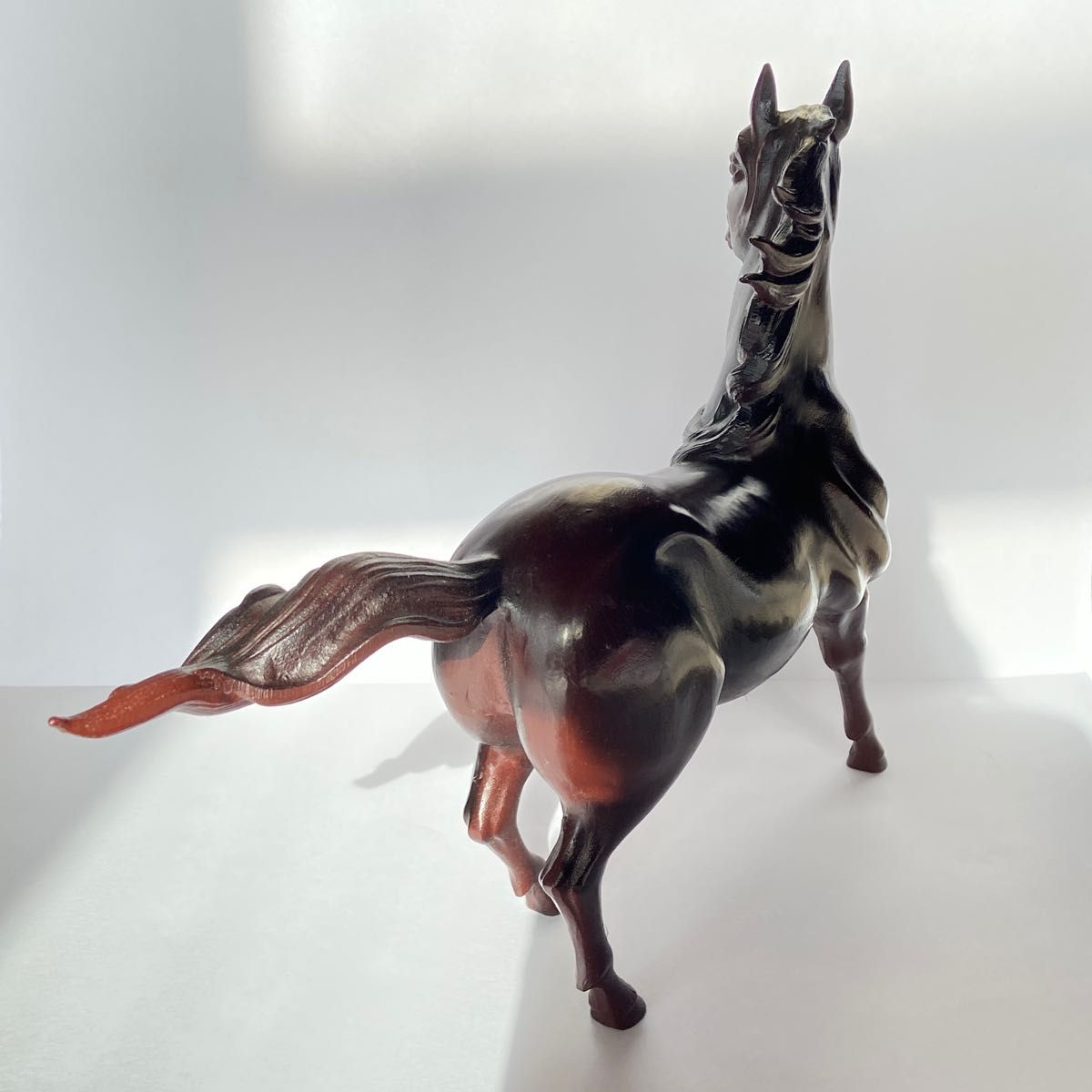 高岡銅器 美術鋳芸 鋳物 駿馬 山本繁作 干支 午 置物 金属製 金属工芸