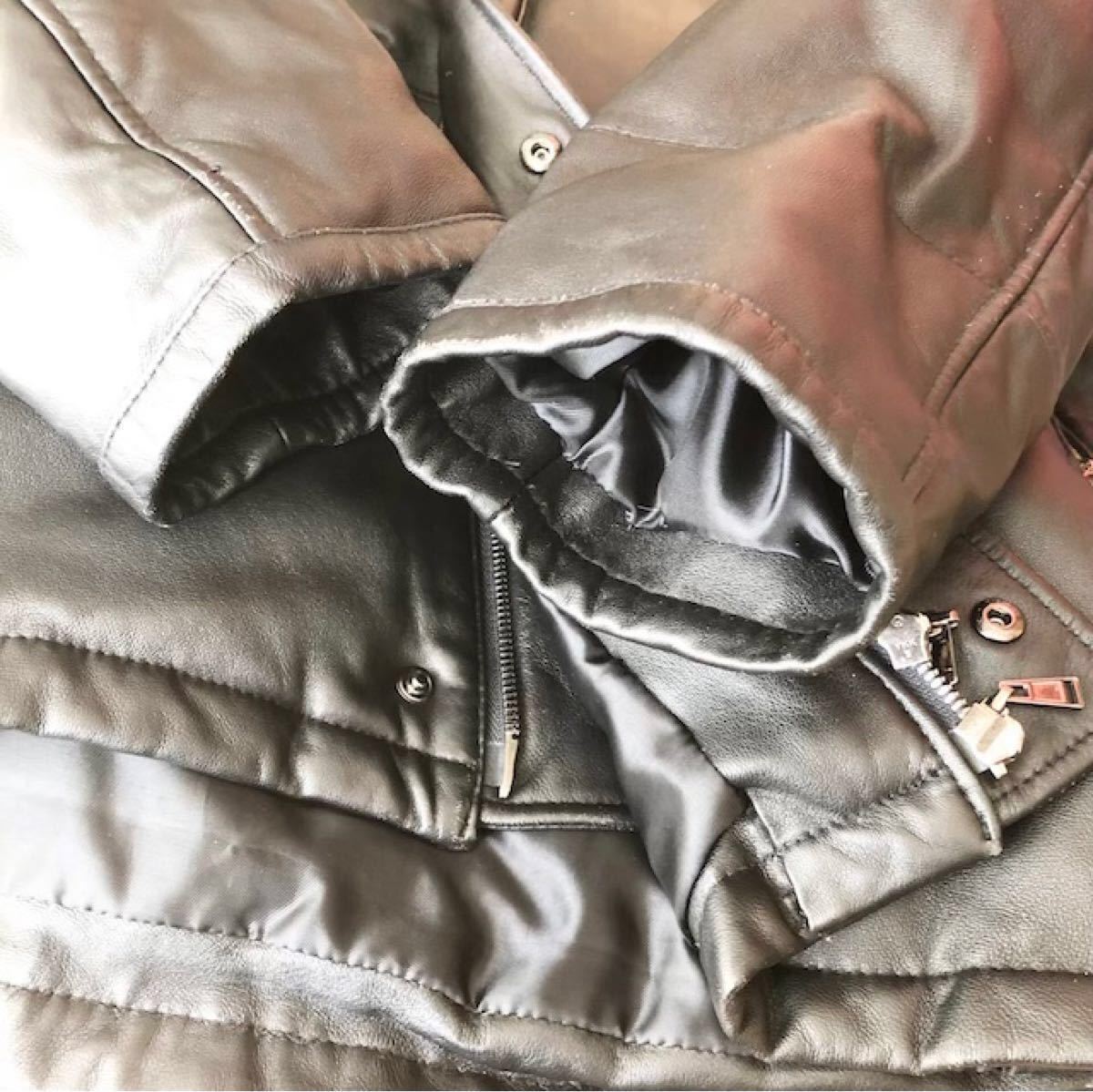 COMME CA DU MODE 本革 ラムレザーダウンジャケット [中古]｜Yahoo