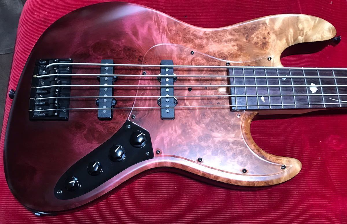 Yahoo!オークション - 5弦ベース momose MJ-Five Exotic Wood Custom『