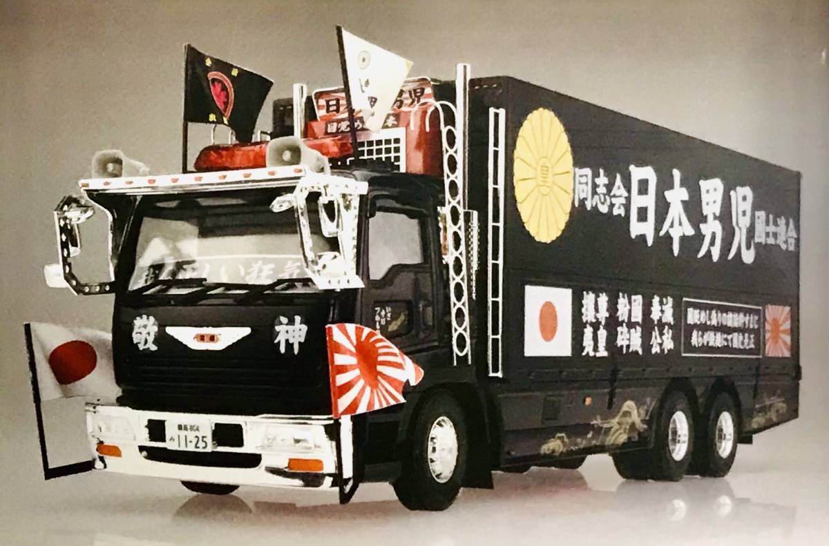 Yahoo!オークション - アオシマ 1/32 バリューデコトラ 日本男児 検 街