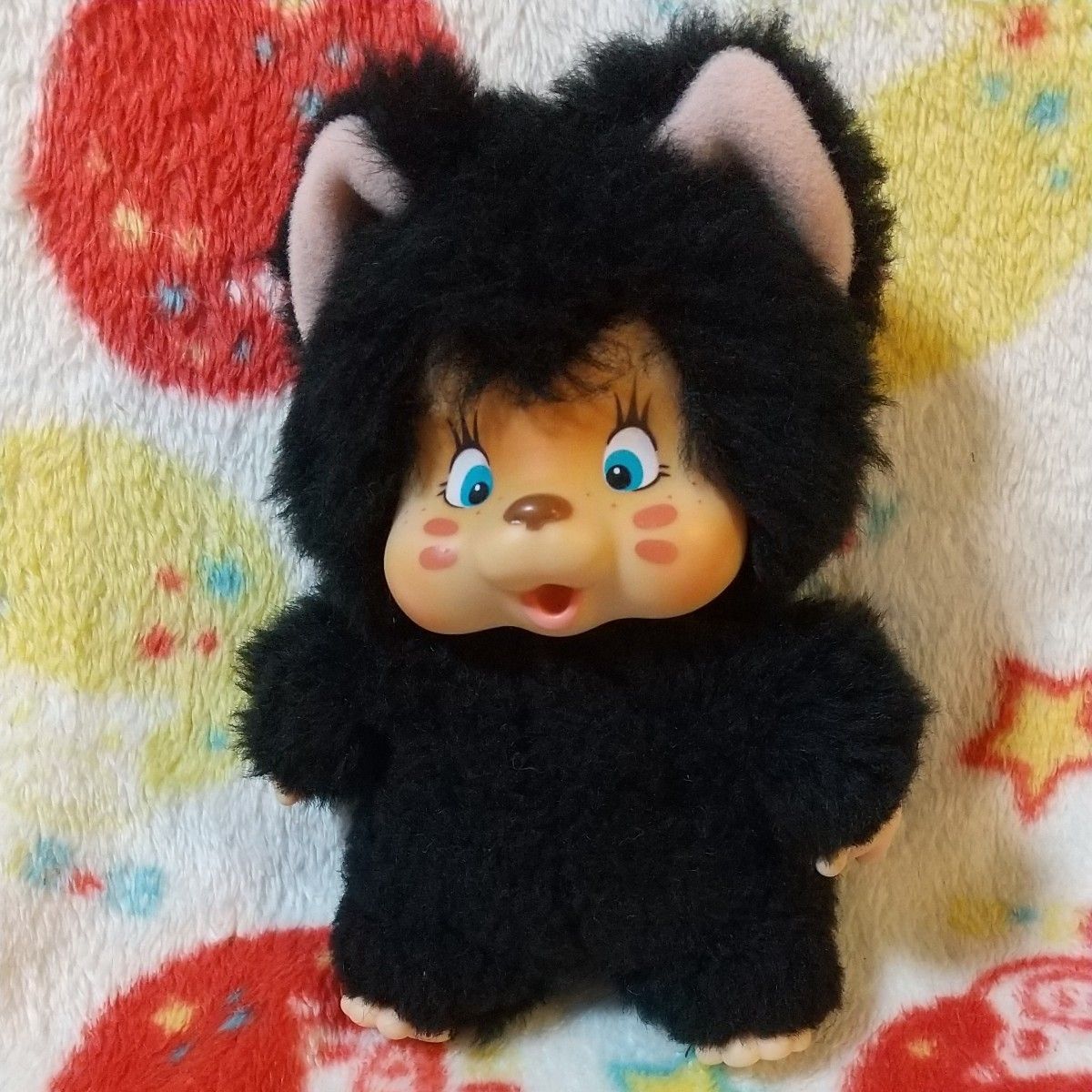 ニャー ミー 黒猫 ミッチャム ぬいぐるみ 昭和レトロ 当時物