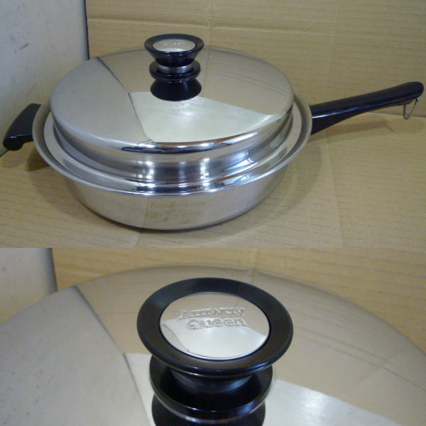 Yahoo!オークション - Amway Queen アムウェイ クイーン 大フライパン