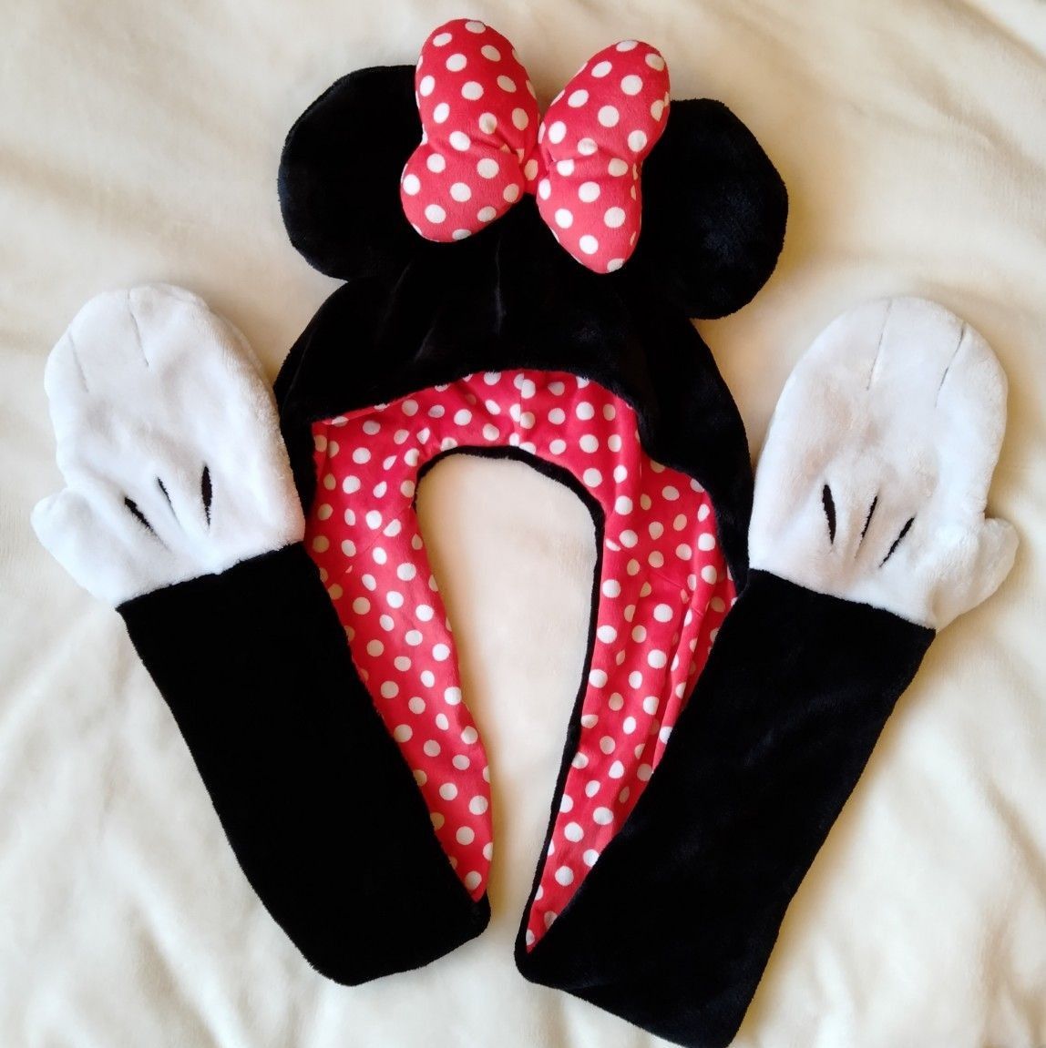 ディズニー ミニー マフラー ファンキャップ 手袋｜Yahoo!フリマ（旧