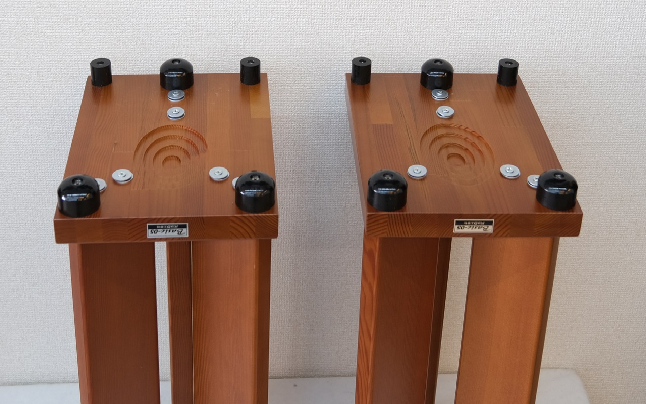 バック工芸社 BASIC-05（ブラウン） 極小型スピーカー用スタンド