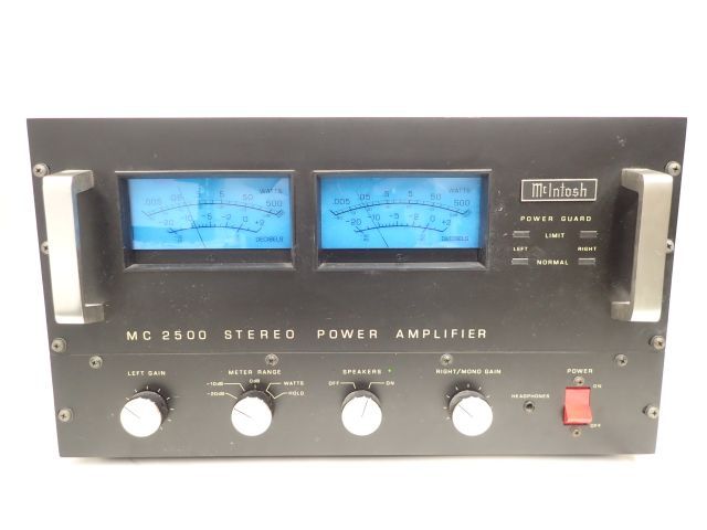 高額買取実施中!!】McIntosh MC2500 マッキントッシュ ステレオパワー