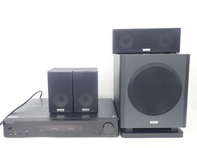 ONKYOスピーカー+ウーファー D-109XM/SWA-V60 スタンド付き スピーカー