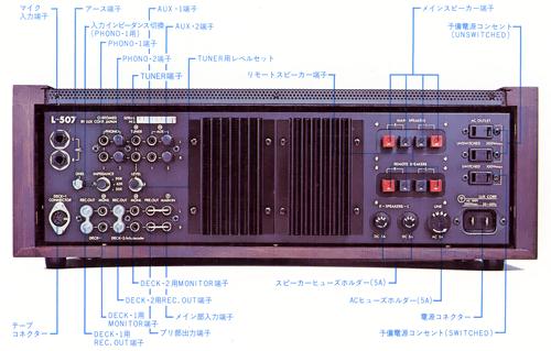 LUXMAN L-507の仕様 ラックスマン