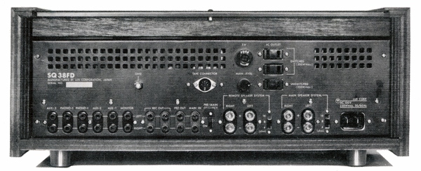 LUXMAN SQ38FDの仕様 ラックスマン