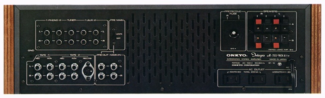 ONKYO Integra A-755mkII/70の仕様 オンキヨー/オンキョー
