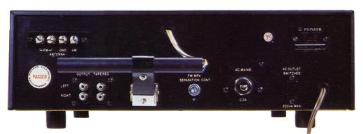 Pioneer TX-90の仕様 パイオニア