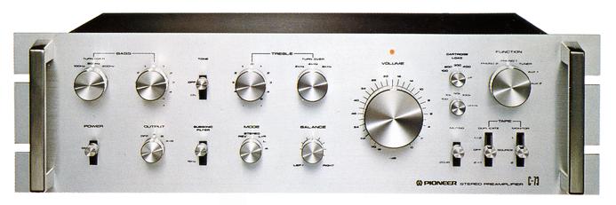 PIONEER パイオニア C-73 アンプ Pioneer C-73の仕様 パイオニア