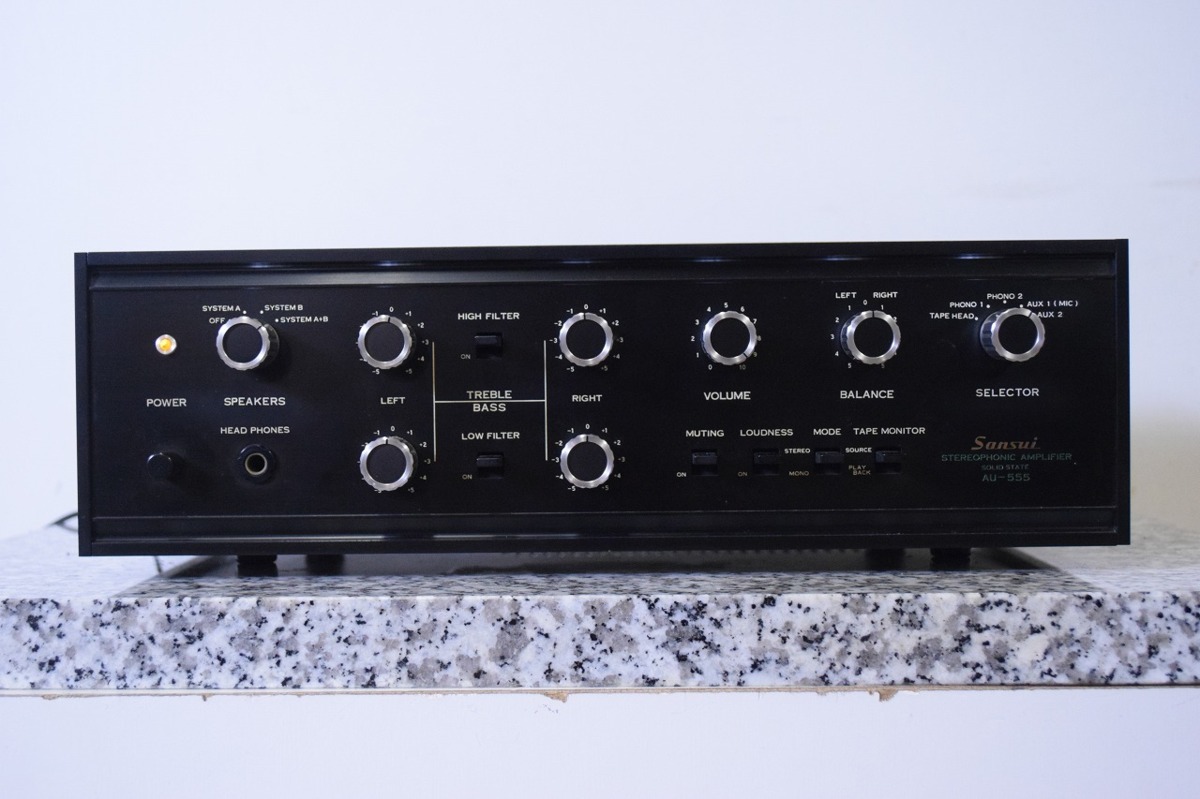 772015/SANSUI AU-555 プリメインアンプ 動作未確認 772015/SANSUI AU