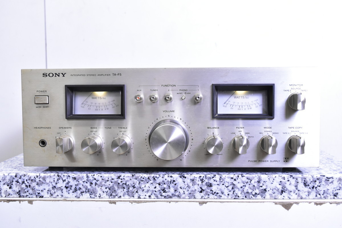 SONY ソニー プリメインアンプ TA-F5 買取情報 | オーディオの買取屋さん