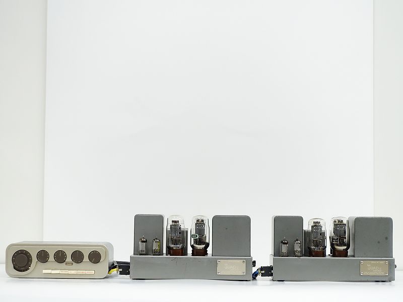 QUAD クォード QUADⅡ/22 真空管 モノラルパワーアンプペア プリアンプ
