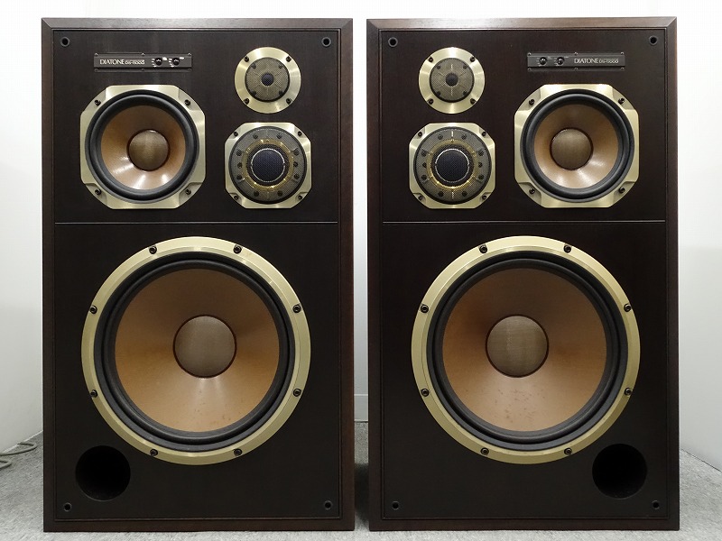 DIATONE DS-5000/DK-5000 スピーカーペア 木製インシュレーター 8個付