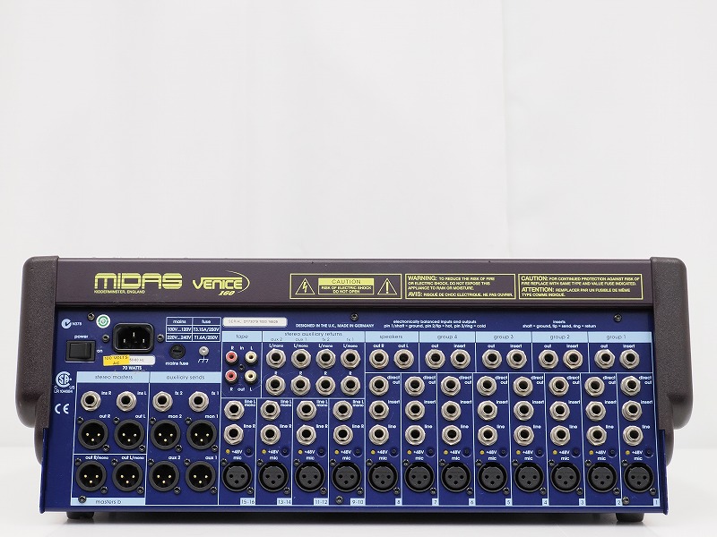 MIDAS - マイダス】の【アナログミキサー／Venice 160】を宮城県白石市
