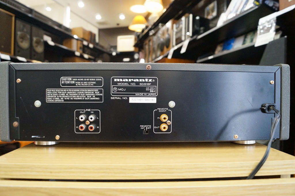 marantz ダブルリバースカセットデッキ SD-515F高価買取実績