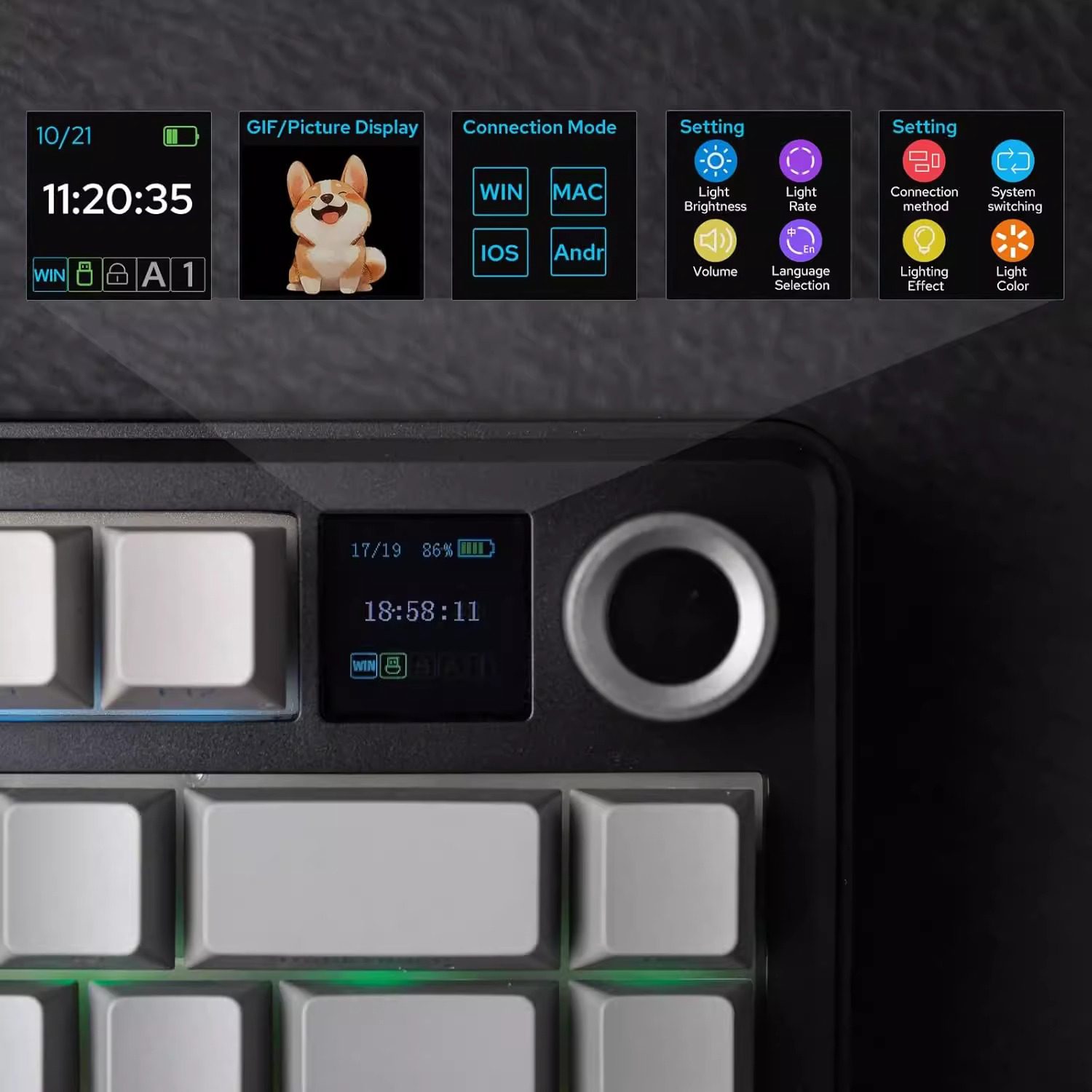 AULA F75 MAX メカニカルキーボード | 75%レイアウト、最高のキーボード