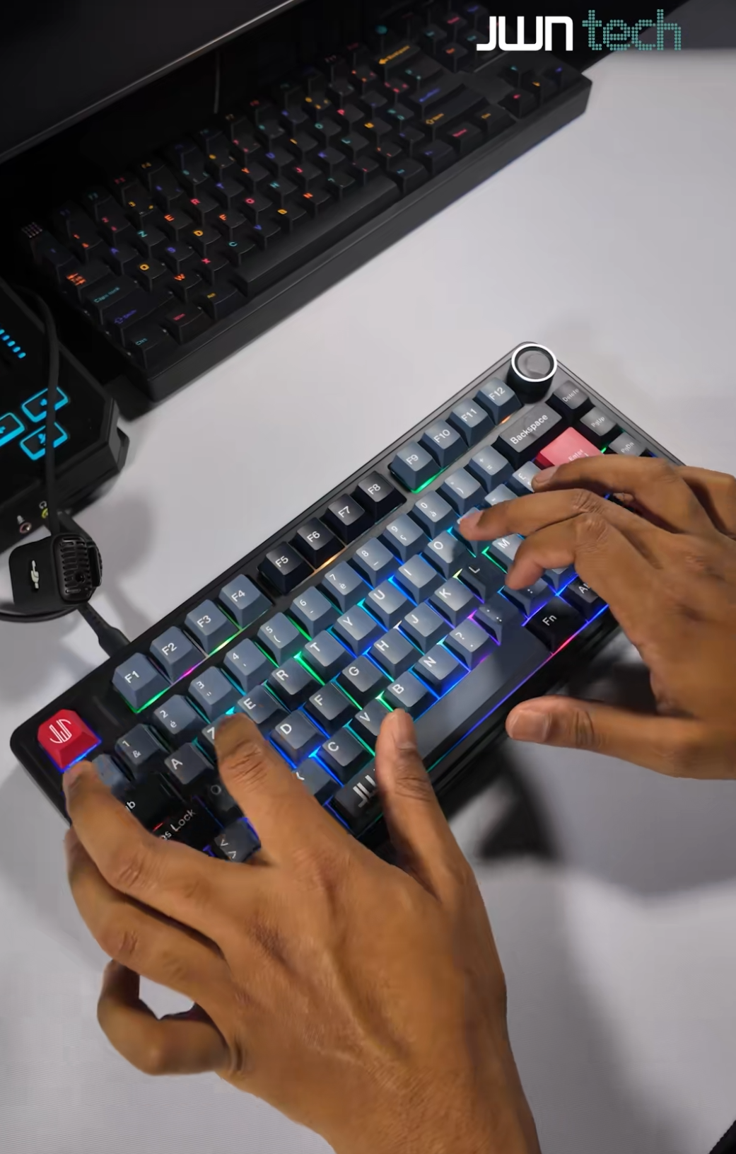 カスタムAULA WIN60HEホール効果スイッチキーボード