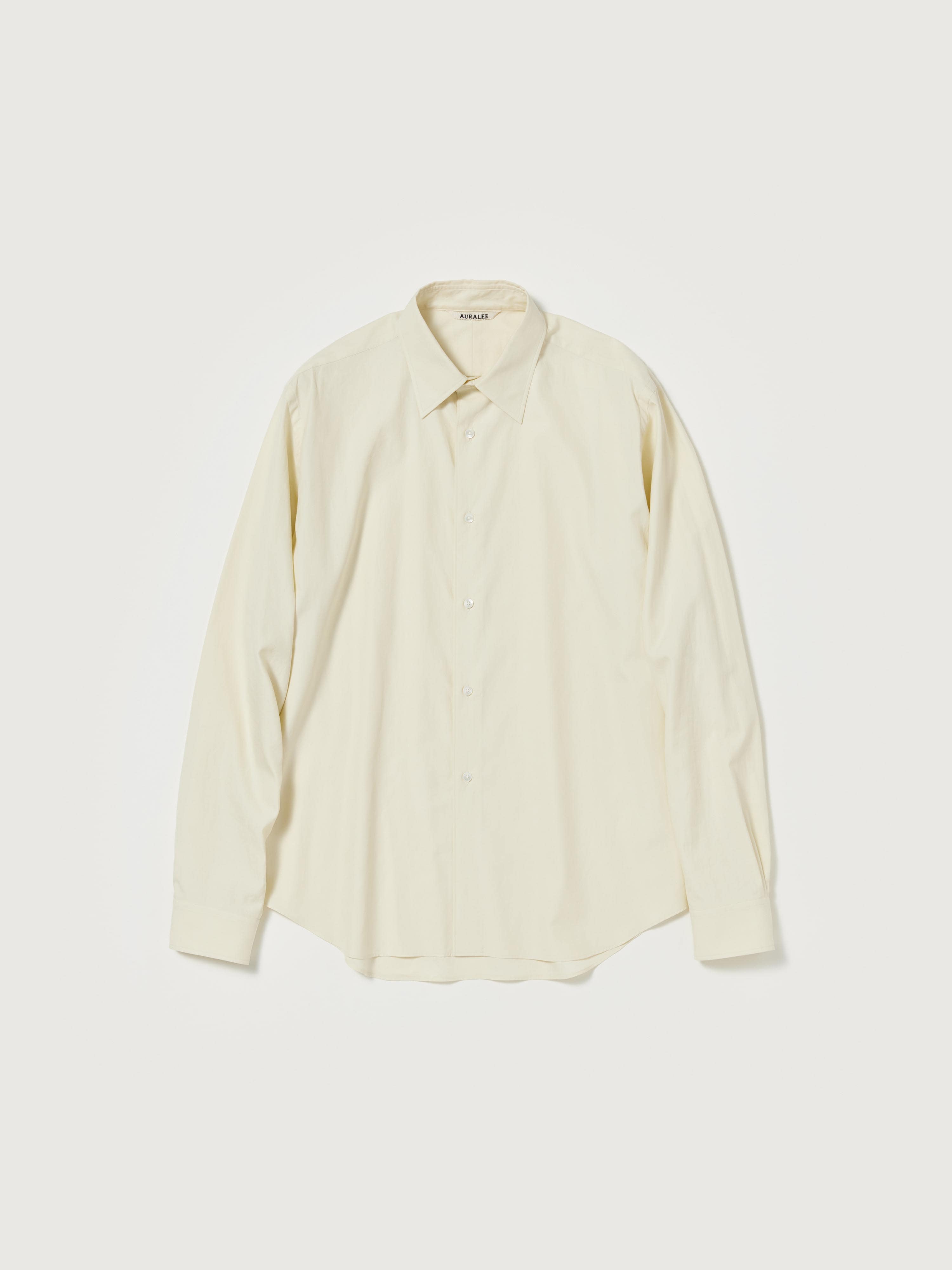 WASHED FINX TWILL SHIRT - AURALEE Official Website