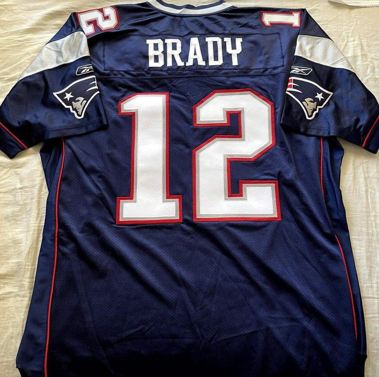 Tom Brady New England Patriots Authentic Reebok Super Bowl