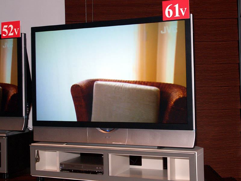 ビクター、61/52V型リアプロテレビ「ビッグ スクリーンエグゼ」
