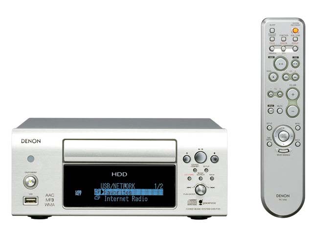 デノン、40GB HDD搭載/ネット対応の高級ミニコンポ