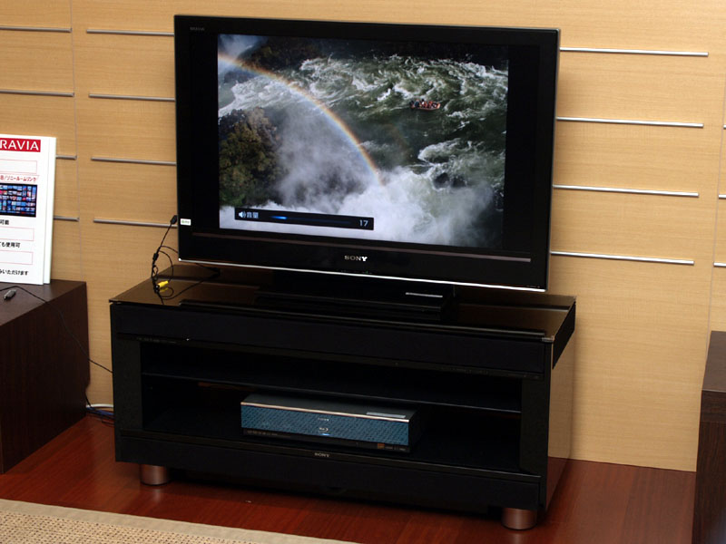 ソニー、「BRAVIA」とHDMI連携可能なスピーカー内蔵ラック