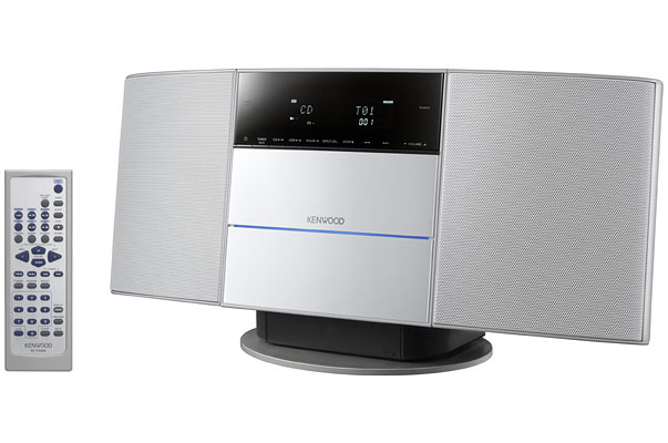 ケンウッド、CD/MD/USB対応の薄型オーディオシステム
