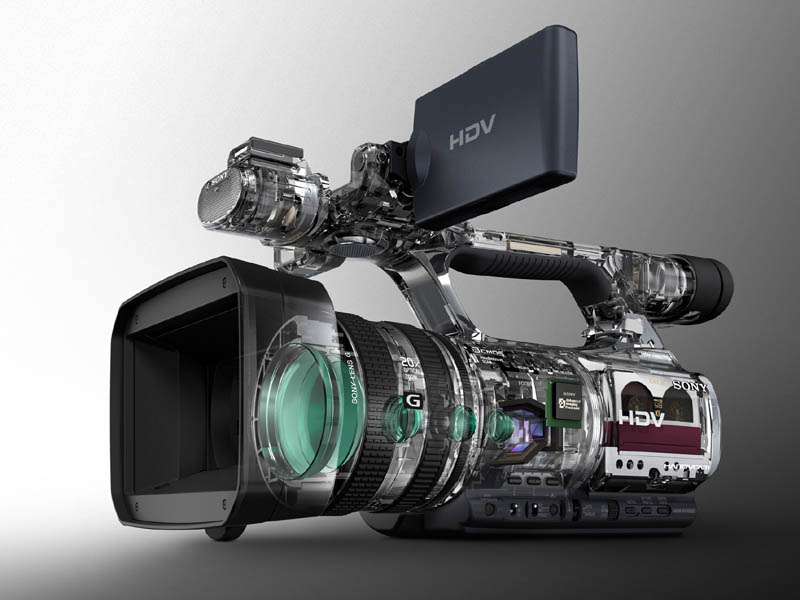 ソニー、広角29.5mmのGレンズ搭載HDVカメラ最上位機