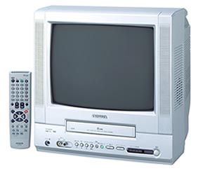 アイワ、Hi-Fi VHSを内蔵した14型テレビデオ