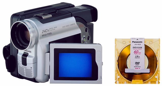 松下、8cm DVD-R対応の「DVDデジカム」