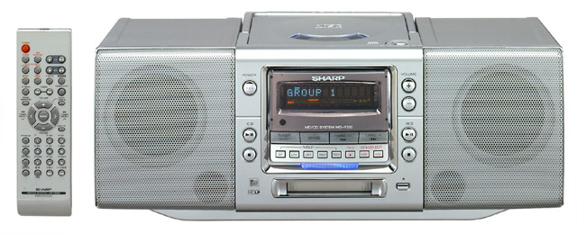 シャープ、倍速ダビング対応CD/MDシステム