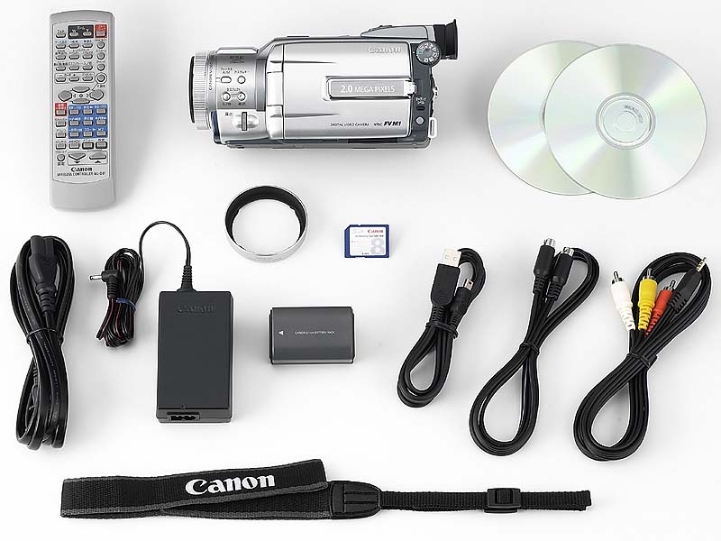 キヤノン、原色フィルター220万画素CCD搭載DVカメラ